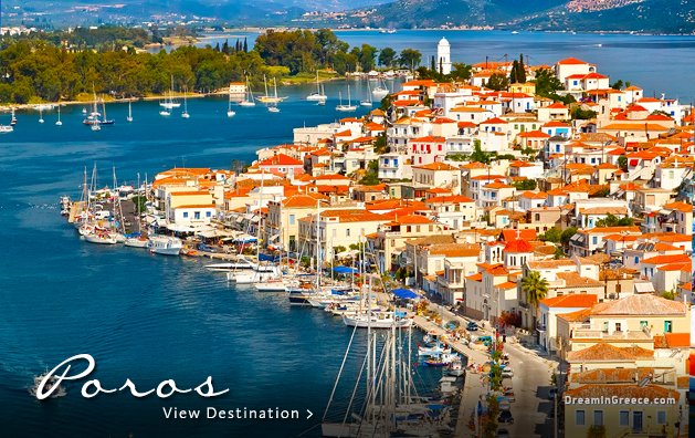 Travel Guide of Poros island in Greece. Dream in Greece