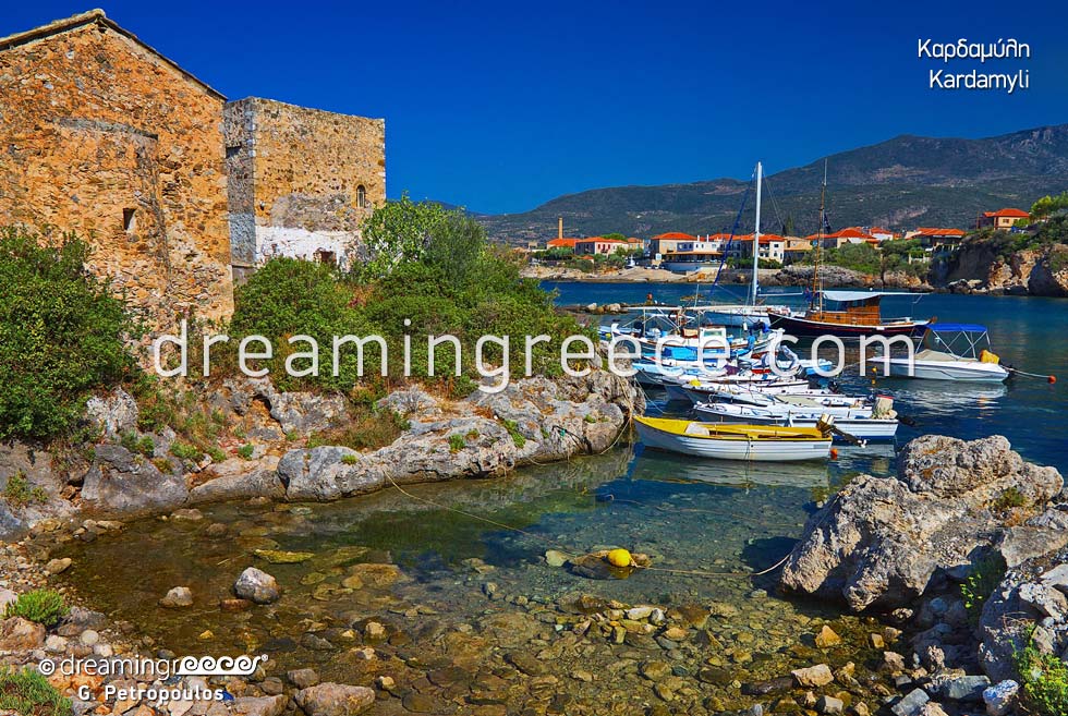 Travel Guide of Kardamyli Messinia Peloponnese Greece Vacations