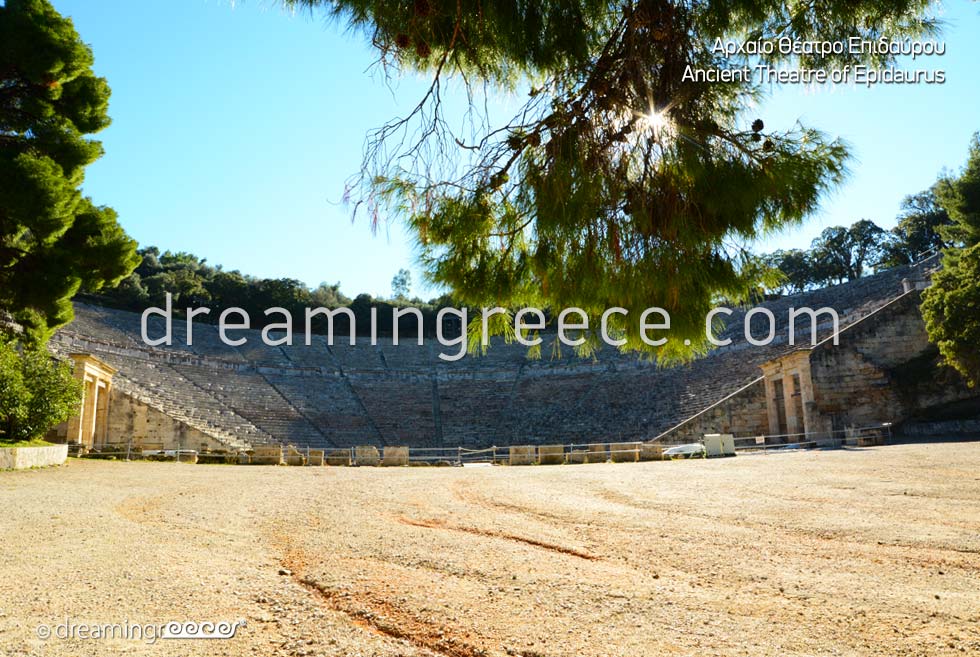 Ancient Theater of Epidavros Peloponnese Greece