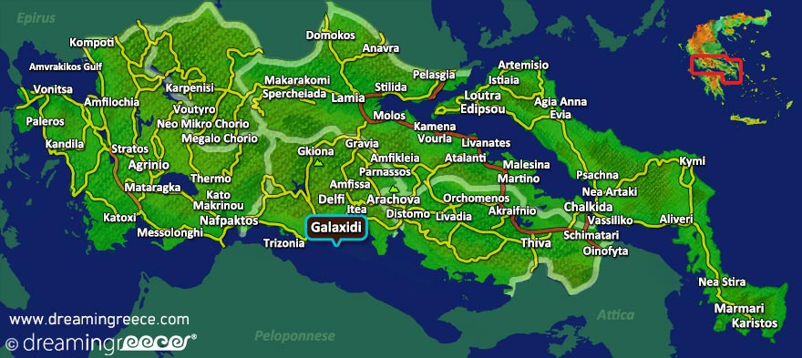 Galaxidi Map Greece