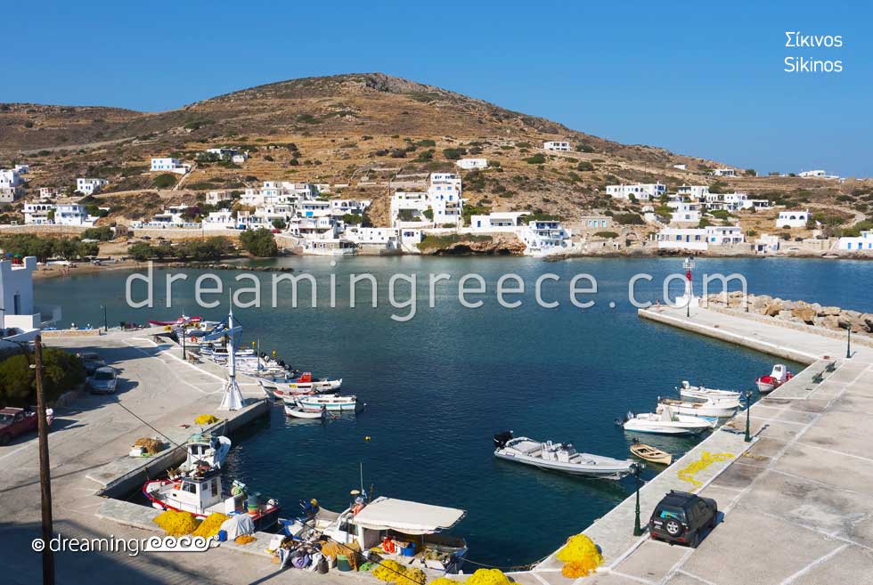 Sikinos island port. Discover Greece