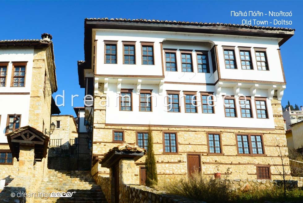 Old Town Doltso. Travel Guide of Kastoria Greece