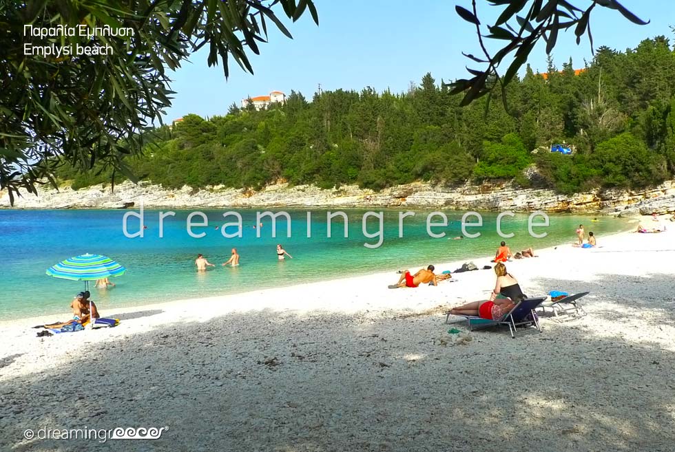 Emplysi beach in Kefalonia island Greece