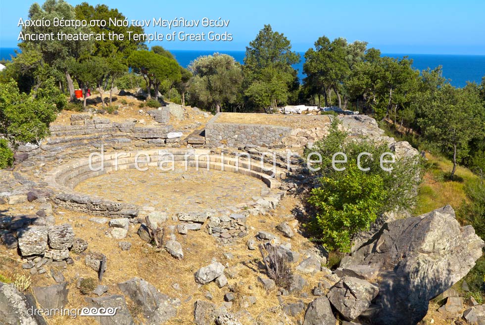 Discover Ancient Theater Temple Great Gods Samothrace island Northeastern Aegean Islands Greece