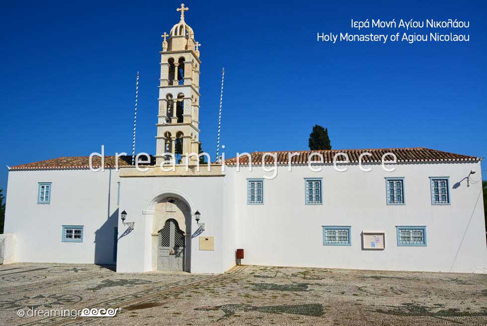 Spetses island Greece - Holy Monastery Agiou Nikolaou