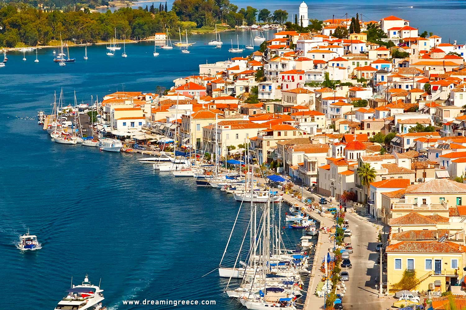 Poros island in the Saronic Gulf complex Holidays in Poros island Greece Vacations Argosaronic Islands