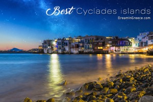Vacations Greek islands Greece. Holidays Cyclades islands.