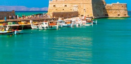 Holidays in Heraklion Crete island Greece. Vacations Greek islands.